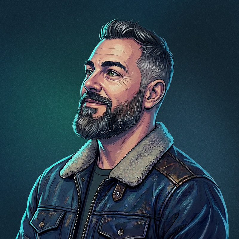 side profile illustration of me
